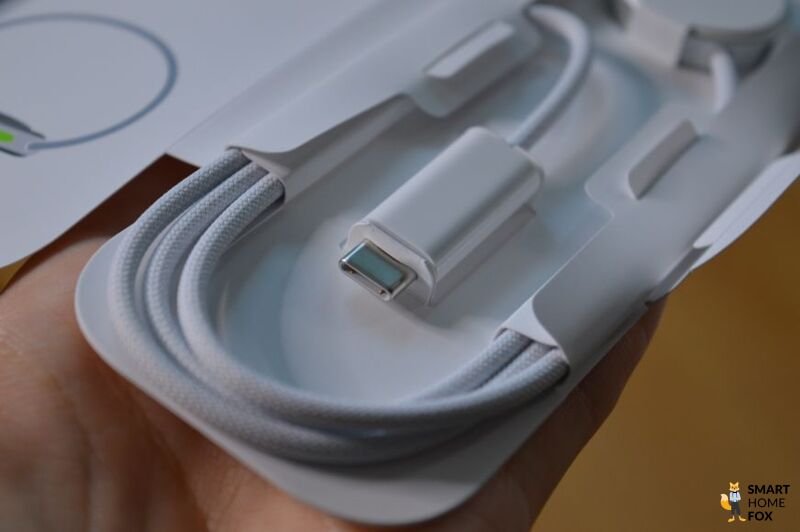 Gesleevtes Ladekabel der Apple Watch 9